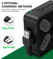 Ładowarka do pada do konsoli Xbox Series X/Xbox Series S ładująca stacja dokująca do konsoli Xbox One X/Xbox One S/Xbox One z 4 szt. Baterii 3